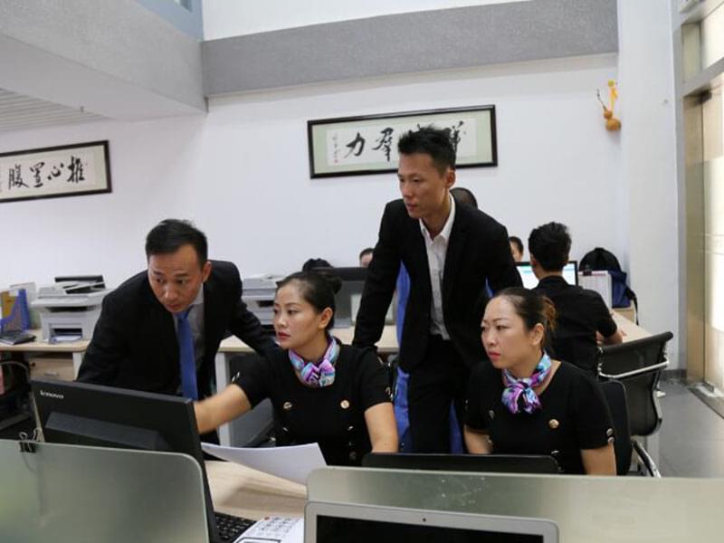 業務洽談中